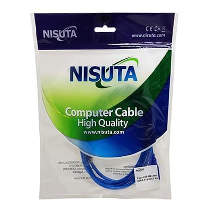 Cable Usb A Mini Usb 1.8Mts Nisuta Ns-Camiusr